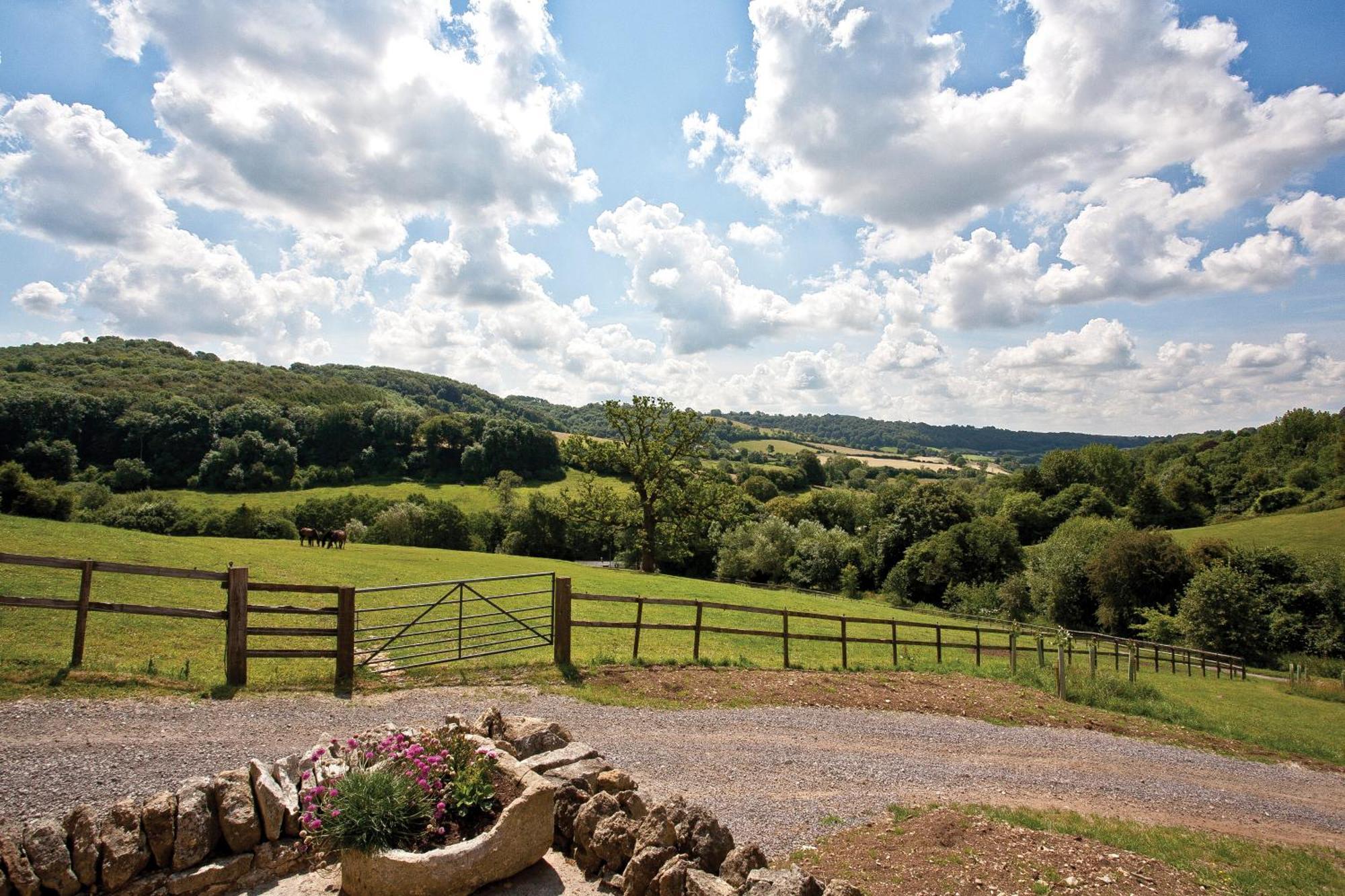 ペインズウィック Valley Barn Slad Valley Cotswoldsヴィラ エクステリア 写真